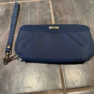 Travelon Midnight Blue Wristlet Clutch